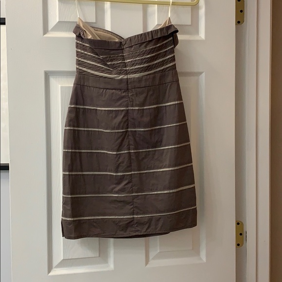 Boutique brown and tan mini dress. Medium - Picture 2 of 6